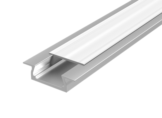профиль алюминиевый для led ленты 30х11мм (монтаж. размер 24мм макс. шир. ленты 10мм) встраиваемый с рассеив. (дл.2м) опал varton v4-r0-70.0001.kit-0202 от BTSprom.by