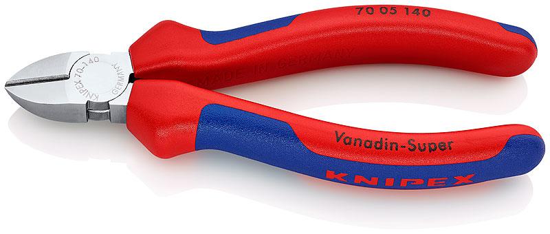 бокорезы l-140мм твердость кромок 62 hrc хром. knipex kn-7005140 от BTSprom.by