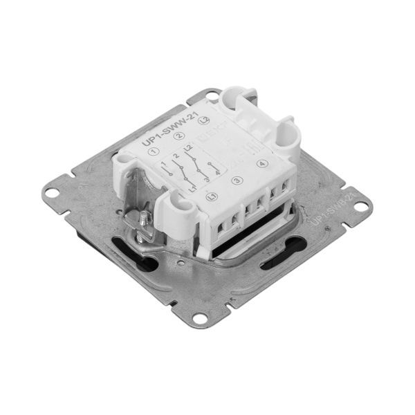  Выключатель проходной 2-кл. СП Эпика механизм черн. EKF UP1-SWB-21 фото в каталоге от BTSprom.by