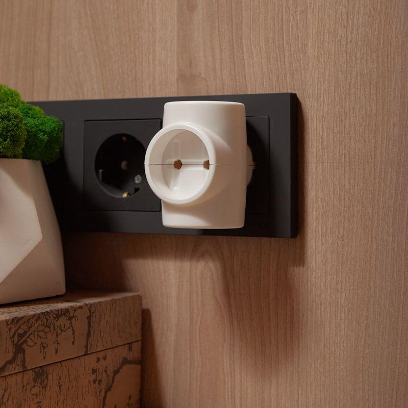  Разветвитель 3-м без заземл. 6-10А 220В Rexant 11-1081 фото в каталоге от BTSprom.by