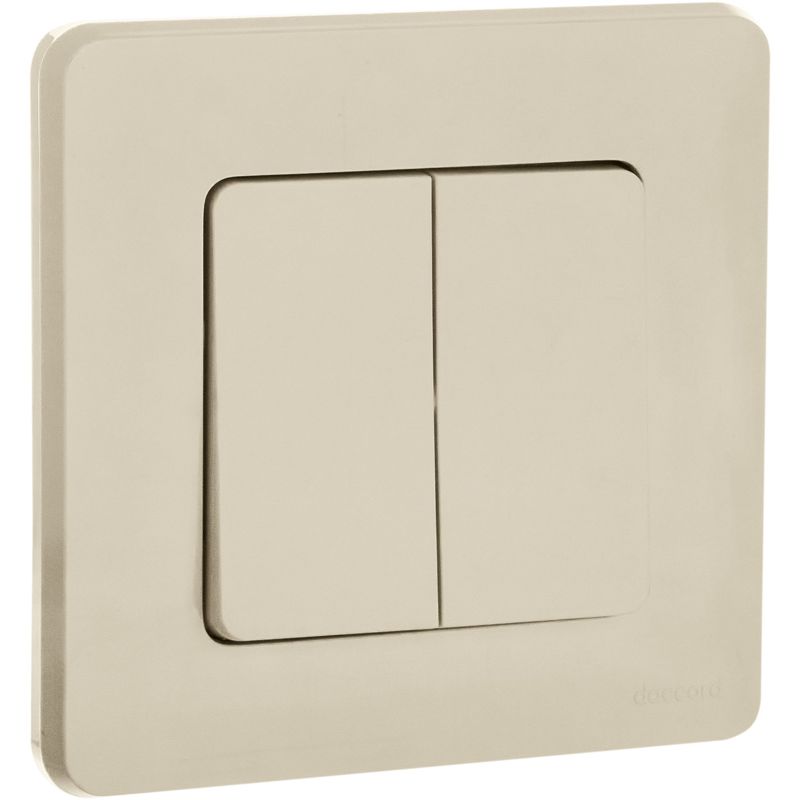  Выключатель 2-кл. Inspiria 10А IP20 250В 10AX механизм сл. кость IEK 673621 фото в каталоге от BTSprom.by