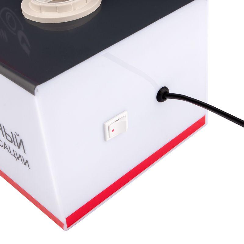  Демо-тестер акриловый для проверки ламп под напряжением AC 220В со шнуром питания 1.2м с выкл. на корпусе стилизован. Rexant 604-801 фото в каталоге от BTSprom.by