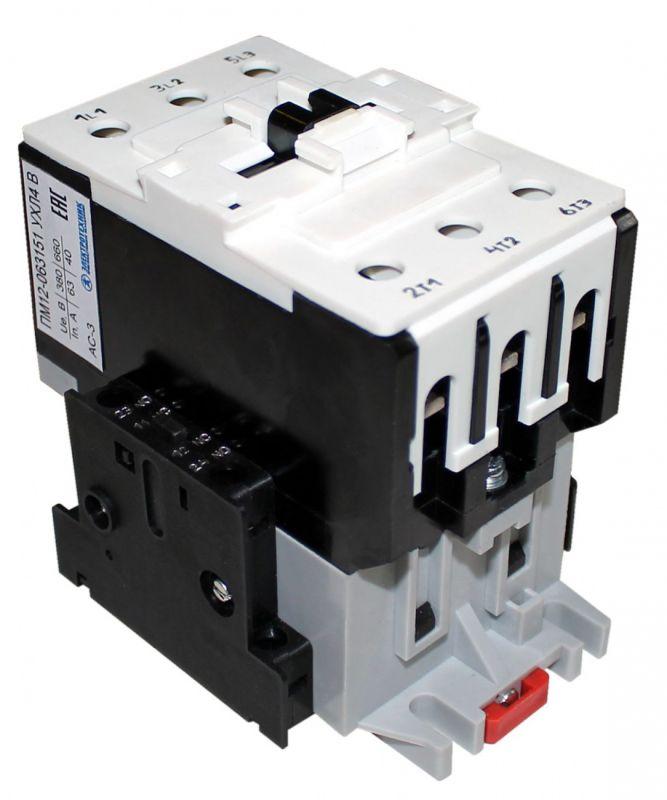 пускатель электромагнитный пм12-063151 ухл4 в 63а 220в/50гц 2но+2нз ip20 вариант "к" нереверсивный без реле электротехник et000159 от BTSprom.by