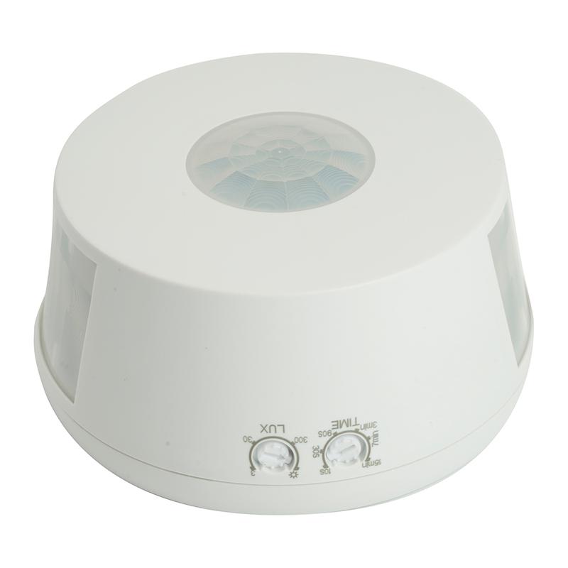 датчик движения и освещенности 2000вт 30м 360град. (верт.) бел. sen19 feron 51520 от BTSprom.by