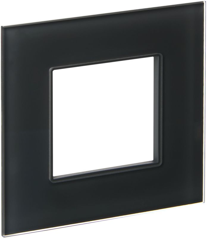 рамка 1-м skandy sk-f21g стекло графит iek sk-m12-g-k53 от BTSprom.by