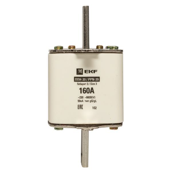  Вставка плавкая ППН-39 630/160А габарит 3 PROxima EKF fus-39/630/160 фото в каталоге от BTSprom.by