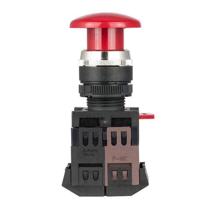  Кнопка "Грибок" AEAL-22 NO+NC с фиксацией красн. PROxima EKF pbn-aeal-r фото в каталоге от BTSprom.by