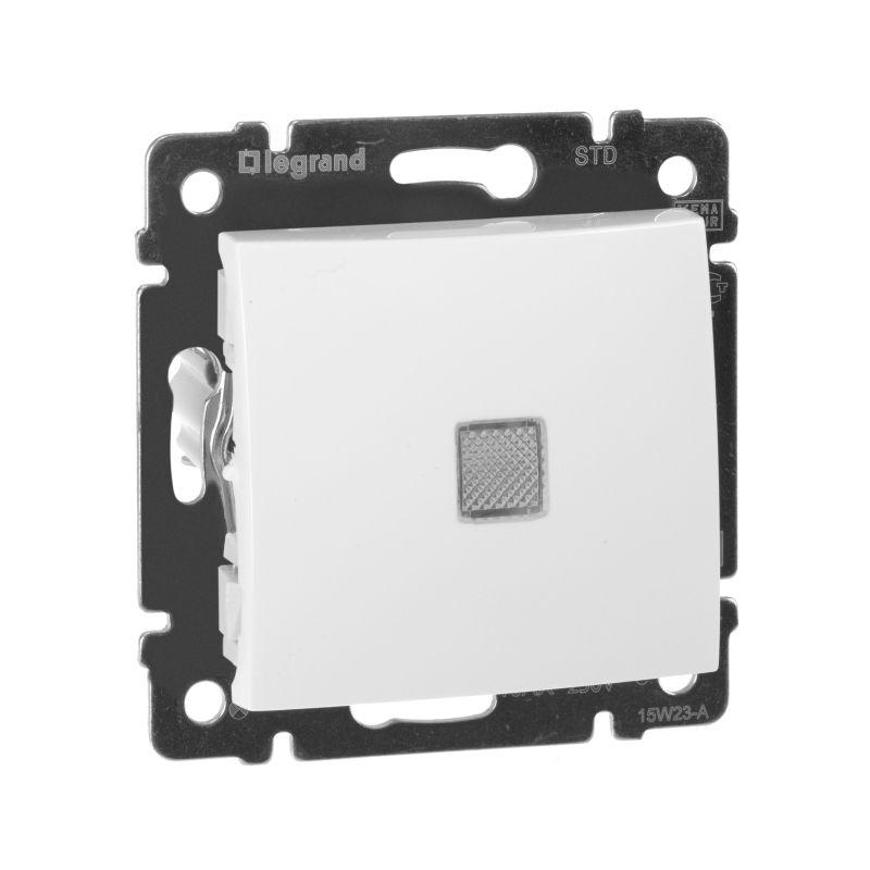 выключатель 1-кл. сп valena 10а ip31 250в с зел. индикацией механизм бел. iek 774410 от BTSprom.by