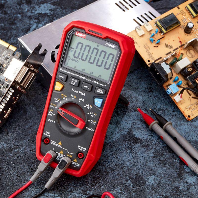  Мультиметр профессиональный UT61E+ UNI-T 13-0094 фото в каталоге от BTSprom.by