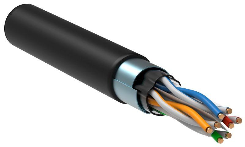 кабель витая пара f/utp кат.6 4х2х23awg solid lszh черн. (305м) (м) itk lc3-c604-329 от BTSprom.by
