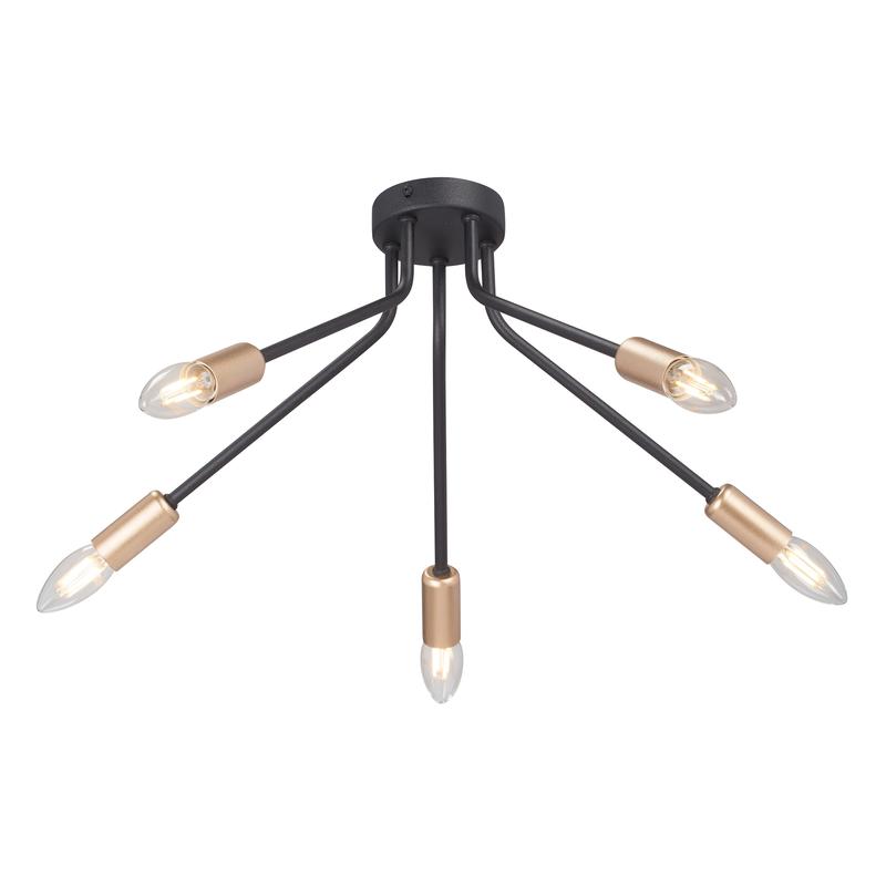 люстра 5хе14 макс. 40вт vitaluce v3020-1/5pl от BTSprom.by