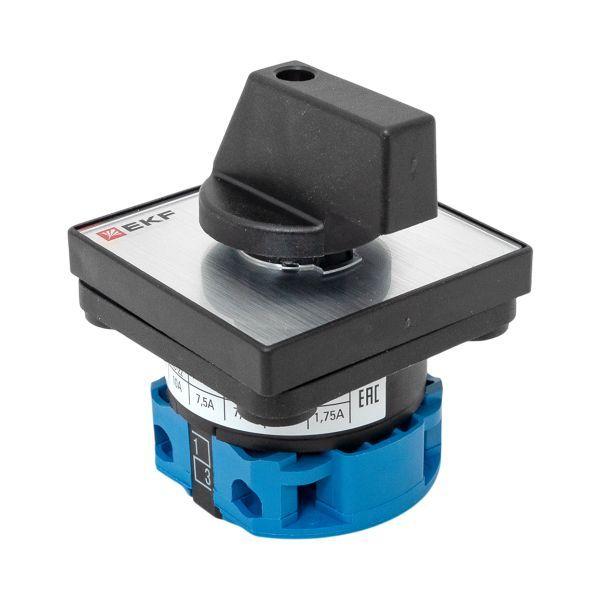  Переключатель кулачковый ПК-1-11 1П 10А "0-1" EKF pk-1-11-10 фото в каталоге от BTSprom.by