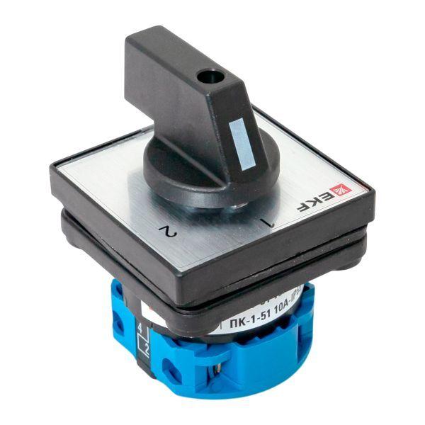  Переключатель кулачковый ПК-1-51 1п 10А "1-2" IP65 EKF pk-1-51-10-65 фото в каталоге от BTSprom.by