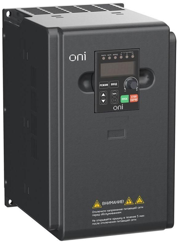 преобразователь частоты a150 380в 3ф 5.5квт 13а встроенный торм. модуль oni a150-33-55nt от BTSprom.by