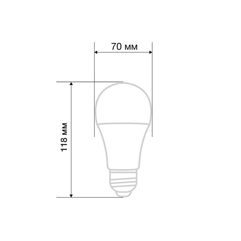 Лампа светодиодная A60 20.5Вт Груша 2700К тепл. бел. E27 1948лм Rexant 604-013 фото в каталоге от BTSprom.by