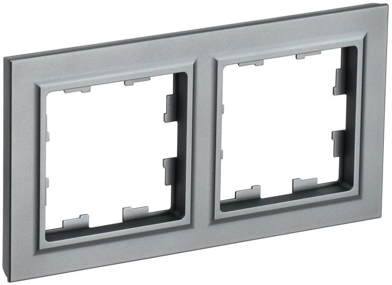 рамка 2-м brite ру-2-брс сталь iek br-m22-k46 от BTSprom.by