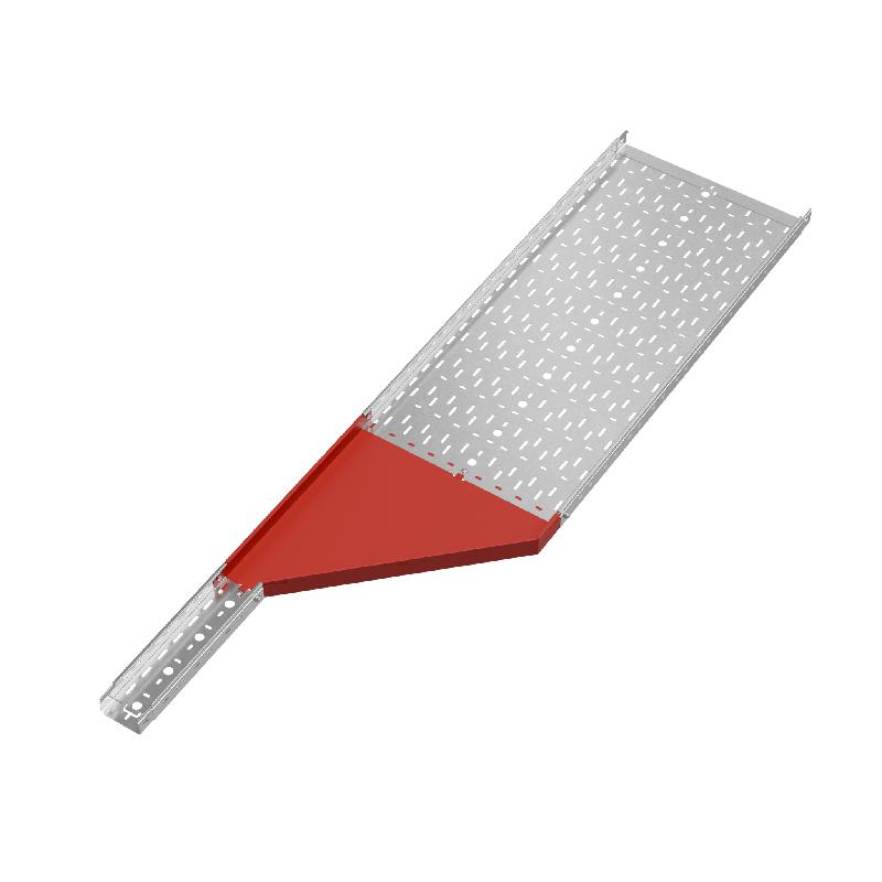 Переходник для лотка правый 50х100-500 сталь 1мм "ПЛЮС" PDplus50-100-500-R HD КМ PL1559 фото в каталоге от BTSprom.by