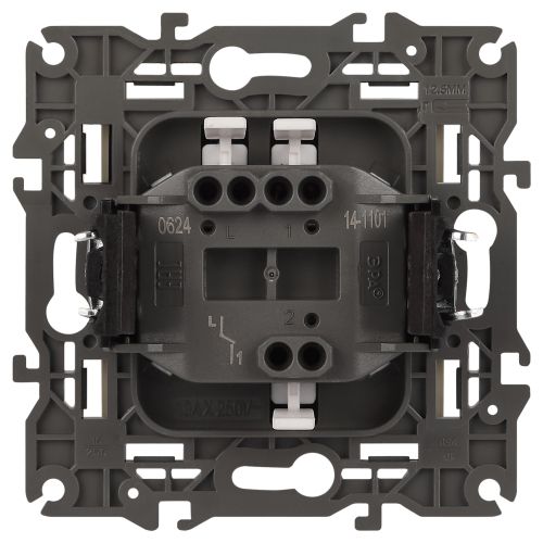  Выключатель 1-кл. СП Elegance 14-1101-02 10А IP20 250В 10AX механизм сл. кость Эра Б0034208 фото в каталоге от BTSprom.by