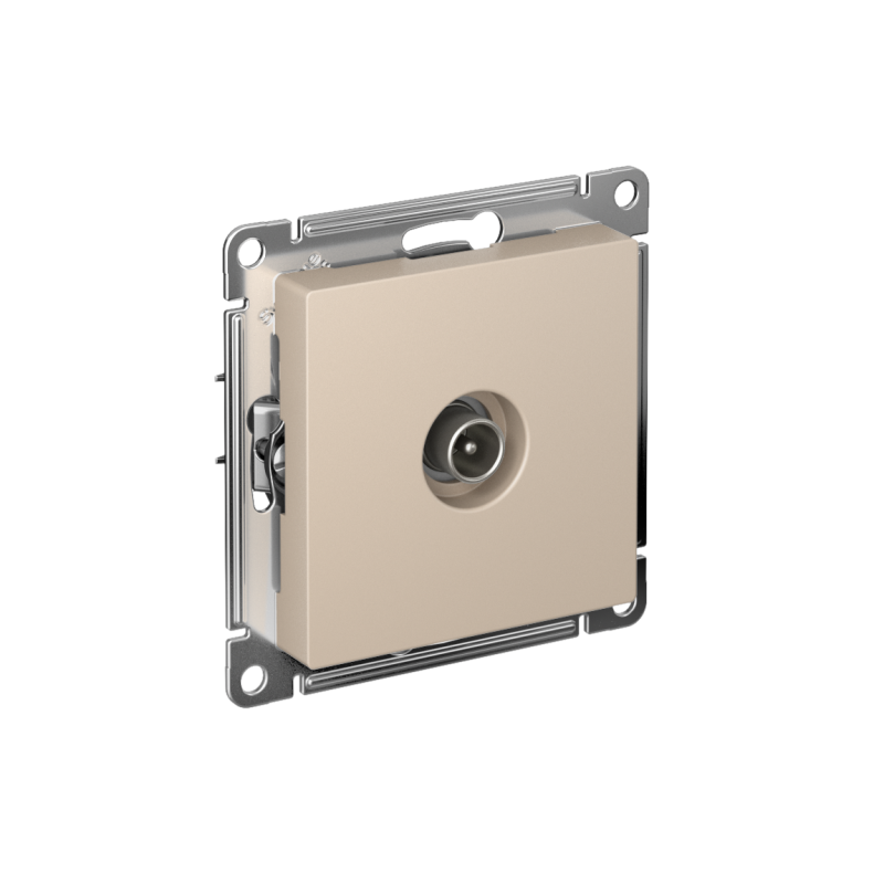 розетка телевизионная оконечная tv atlasdesign 1дб механизм песочн. se atn001291 от BTSprom.by