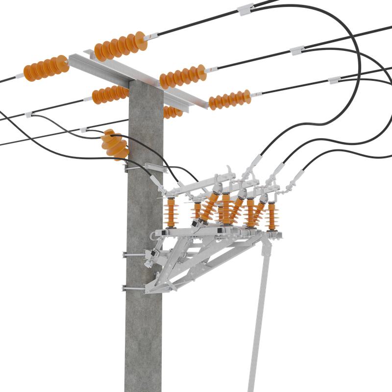  Разъединитель линейный рубящего типа РЛР-10/400 УХЛ1 с приводом и КМЧ ФОРТЕХ 00000014225 фото в каталоге от BTSprom.by