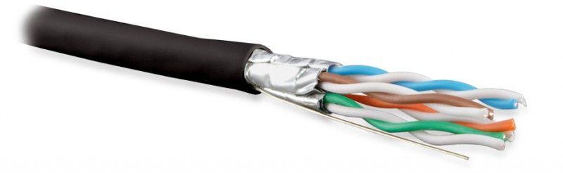 кабель витая пара u/ftp кат.6a (10gbe) 4 пары 23 awg ож solid кажд. пара в экране без общего экрана нг(а)-hf -20град.c-+60град.c uftp4-c6a-s23-in-lszh-bk-500 черн. (уп.500м) hyperline 445104 от BTSprom.by