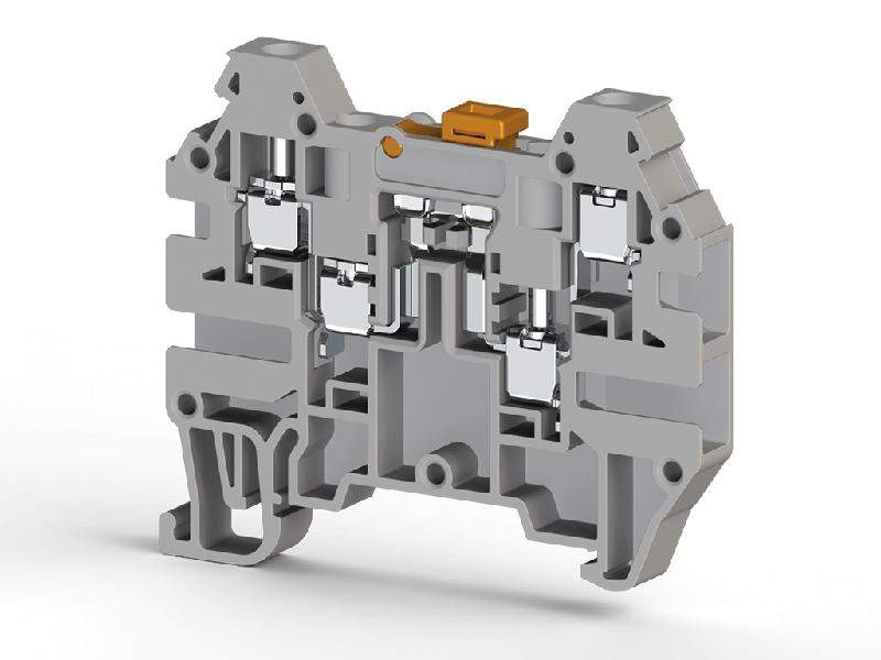 клеммник 4-х выводной с размыкателем 2.5кв.мм сер. avk 2.5 cca klemsan 324939 от BTSprom.by