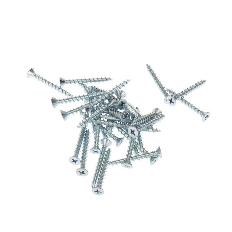  Саморез оконный острый 4.1х35 бел. цинк (уп.500шт) Kranz KR-01-3721-004 фото в каталоге от BTSprom.by