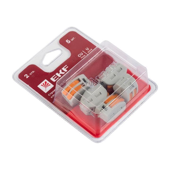 клемма строительно-монтажная смк 222-412 (блист.5шт) ekf plc-smk-412b от BTSprom.by