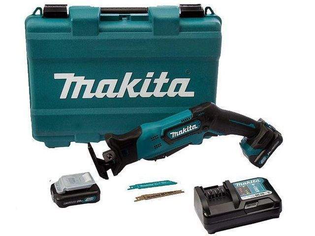 аккум. сабельная пила makita jr 105 dwae в чем. (10.8 в, 2 акк., 2.0 а/ч, li-ion, дерево до 50 мм, металл до 50 мм) от BTSprom.by