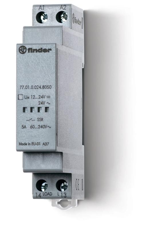 реле модульное твердотельное выход 7а 125в dc 6...24в dc 17.5мм ip20 finder 770190249125pas от BTSprom.by