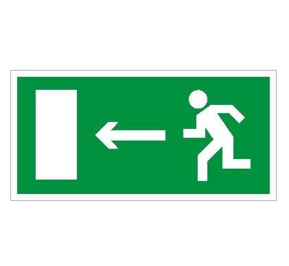 пиктограмма "указатель двери левосторонний" пэу 091 250х115 sirah ст 2502001930 от BTSprom.by