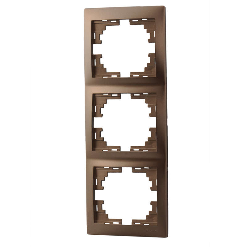 рамка 3-м mira вертикал. свет. корич. lezard 701-3100-153 от BTSprom.by рамка 3-м mira вертикал. свет. корич. lezard 701-3100-153 от BTSprom.by