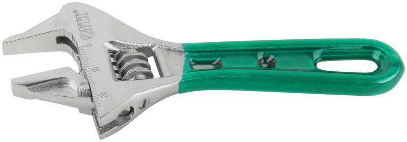  Ключ разводной "Смарт" CrV укороченный узкие губки шкала экстра увелич. захват 115мм 24мм FIT 70211 фото в каталоге от BTSprom.by