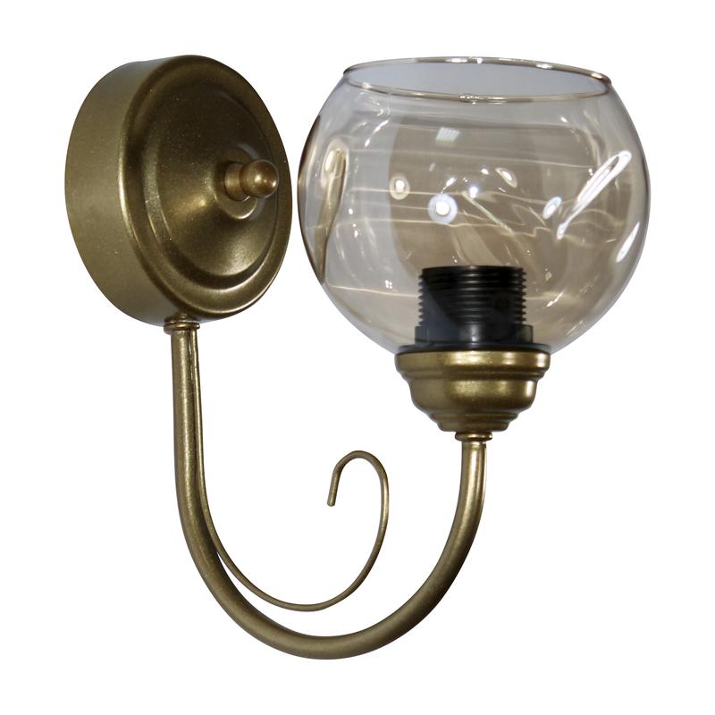 светильник "берта" 511 (плафон 8425) нбб 01-60-156 e27 (им) настен. зол. элетех 1005405449 от BTSprom.by