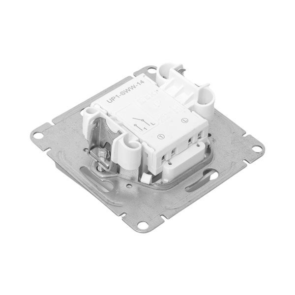  Выключатель 1-кл. СП Эпика с подсветкой механизм алюм. EKF UP1-SWA-14 фото в каталоге от BTSprom.by