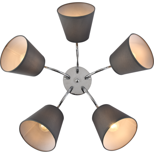  Люстра Alexa 9163-305 5хЕ27 60Вт модерн Rivoli Б0059974 фото в каталоге от BTSprom.by