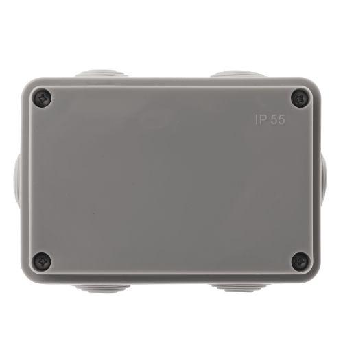  Коробка распаячная ОП на винтах 6 гермовводов IP55 KORv-120-80-50-6g ЭРА Б0052730 фото в каталоге от BTSprom.by