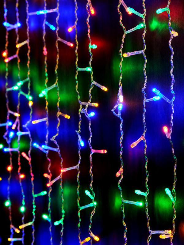  Гирлянда "Занавес" ICLLD300M-C 300LED RGB 3х3м 8 режимов IP20 SHLights 4690601052995 фото в каталоге от BTSprom.by