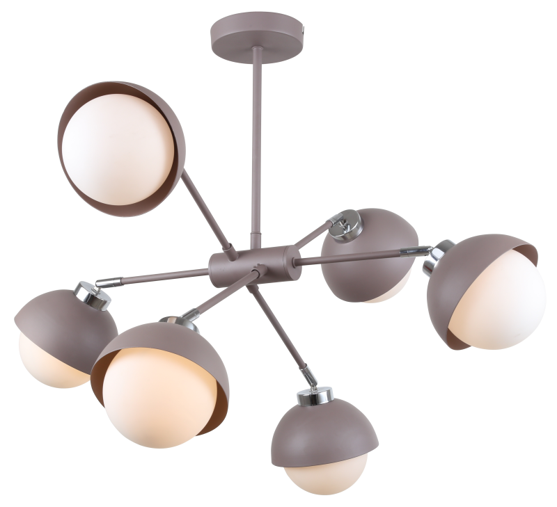 люстра clara 3143-306 clara 6хe14 40вт модерн rivoli б0055472 от BTSprom.by