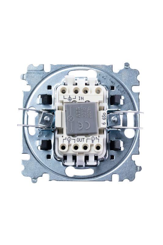  Переключатель 1-кл. СП Levit IP20 с подсветкой ориентацион. антрацит/дым. черн. ABB 2CHH590646A6063 фото в каталоге от BTSprom.by