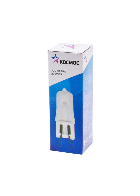 лампа галогенная jdc 25вт капсула g9 3000к 240в fr космос lksmjdc220vfr25w от BTSprom.by