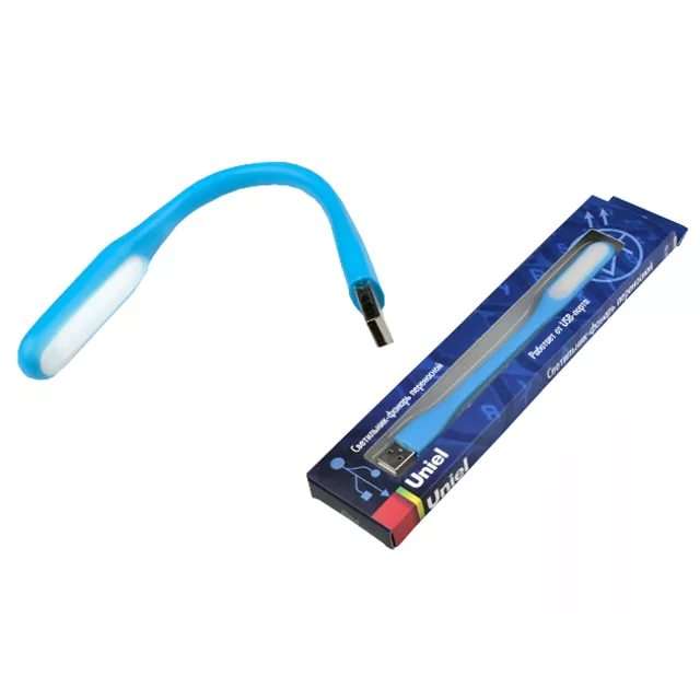 светильник tld-541 blue 6 led питание от usb uniel ul-00000251 от BTSprom.by