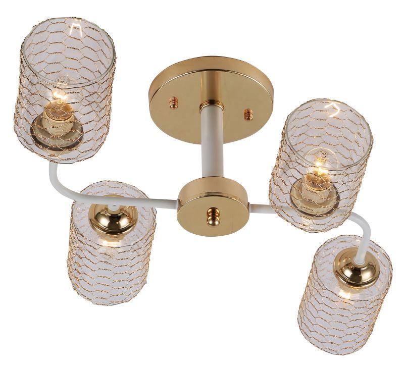 люстра tristessa 3132-304 4хe27 40вт модерн rivoli б0054891 от BTSprom.by