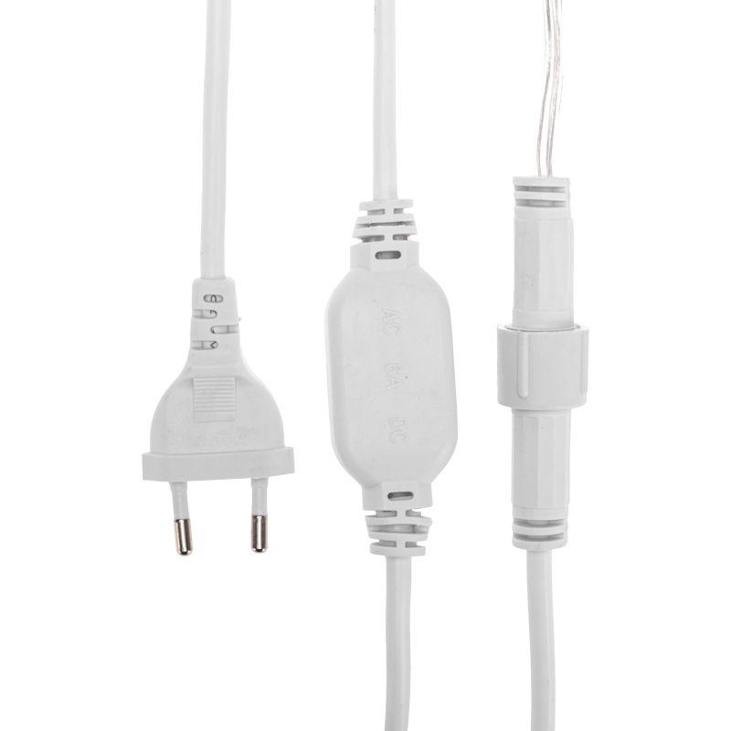  Гирлянда светодиодная "Светодиодный Дождь" 2х0.8м 160LED бел. 10Вт 230В IP65 провод прозр. Neon-Night 235-105 фото в каталоге от BTSprom.by