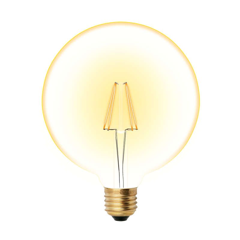 лампа светодиодная led-g125-8w/golden/e27 glv21go vintage форма "шар" зол. колба упак. картон uniel ul-00002358 от BTSprom.by
