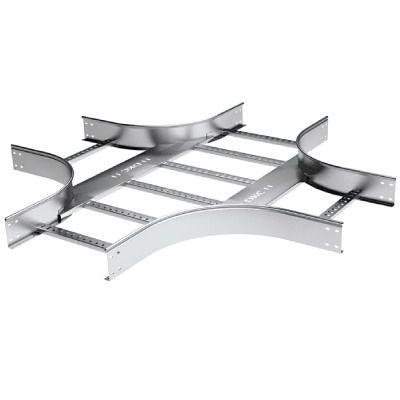 ответвитель для лестн. лотка х-образ. 80х500 r-300 цинк-ламель dkc lx8305zl от BTSprom.by