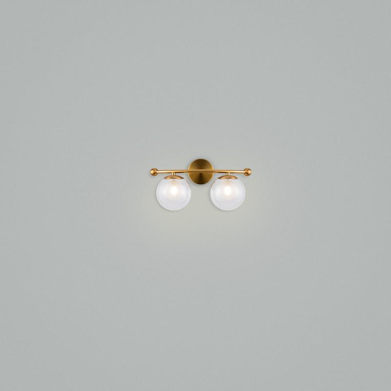 светильник lumos 40вт g9х2 ip20 бра настен. freya fr5262wl-02bs от BTSprom.by