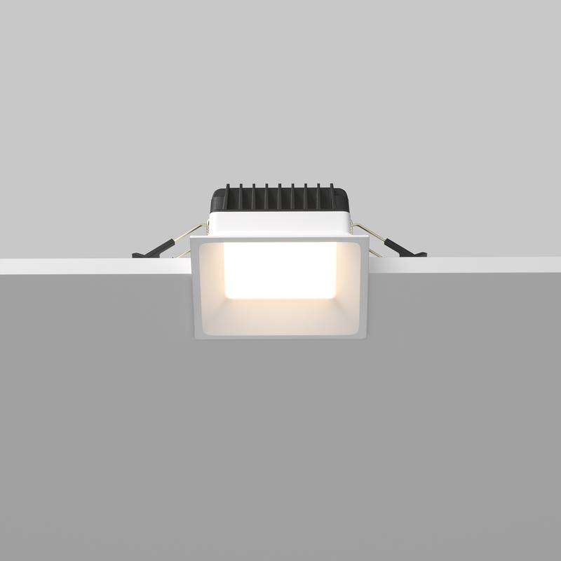  Светильник Okno 8Вт 3000-4000-6000К IP44 встраив. Maytoni DL056-8W3-4-6K-W фото в каталоге от BTSprom.by