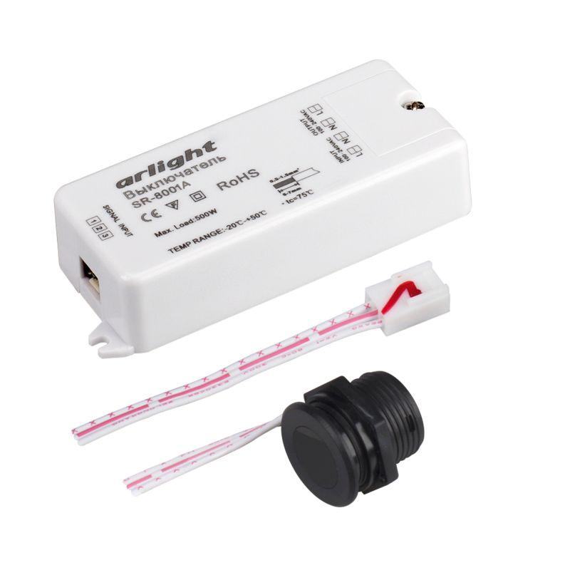 датчик инфракрасный sr-8001a black 220в 500вт ir-sensor arlight 020207 от BTSprom.by