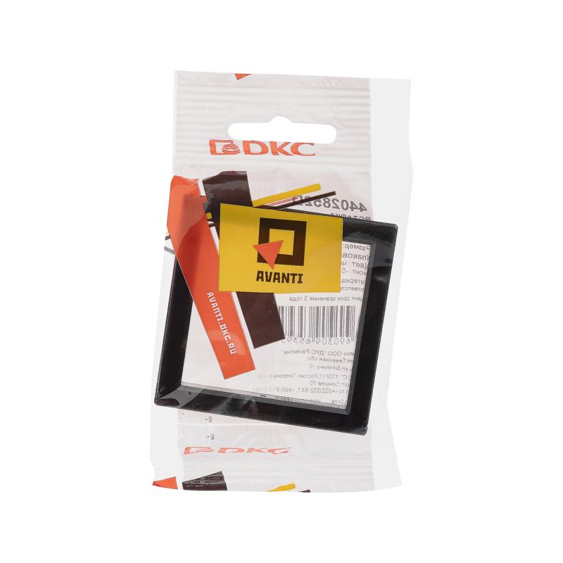  Вставка декоративная 1-м 2мод. Avanti для метал. рамок черн. DKC 4402852D фото в каталоге от BTSprom.by